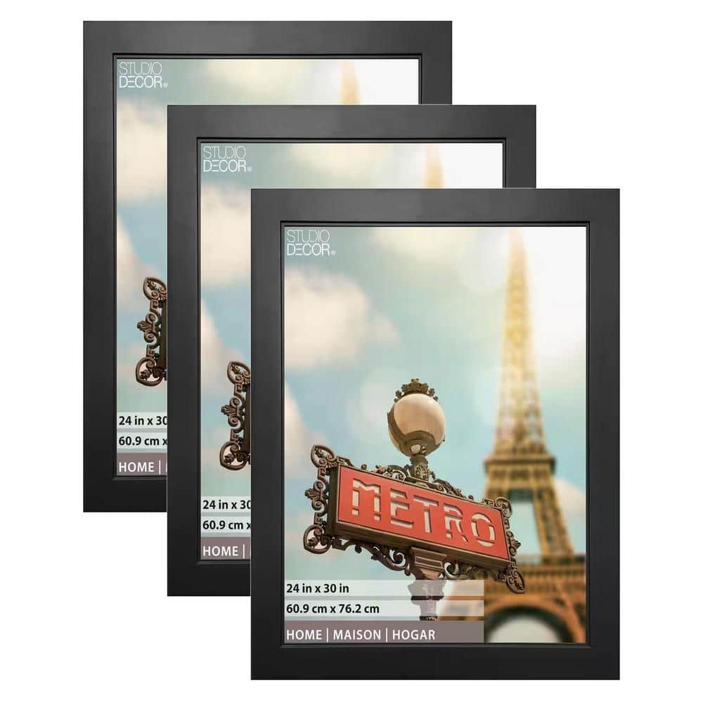 UPC 886946397783 product image for Black 3-Pack 24 x 30 in. Hanging Picture Frame | upcitemdb.com