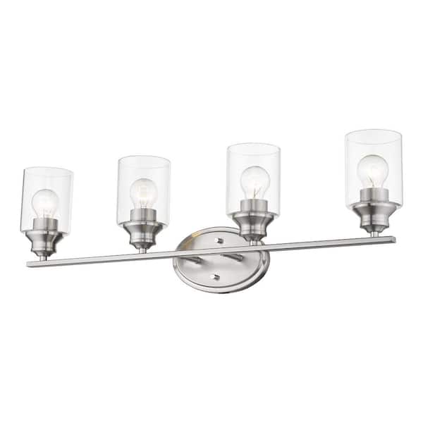 Acclaim Lighting Gemma 4-Light Satin Nickel Vanity