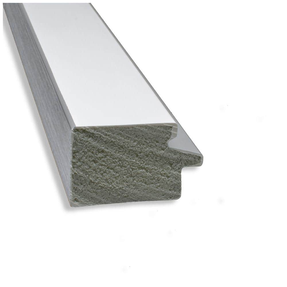 Eva Narrow White Silver Rectangular Bathroom Vanity Wall Mirror