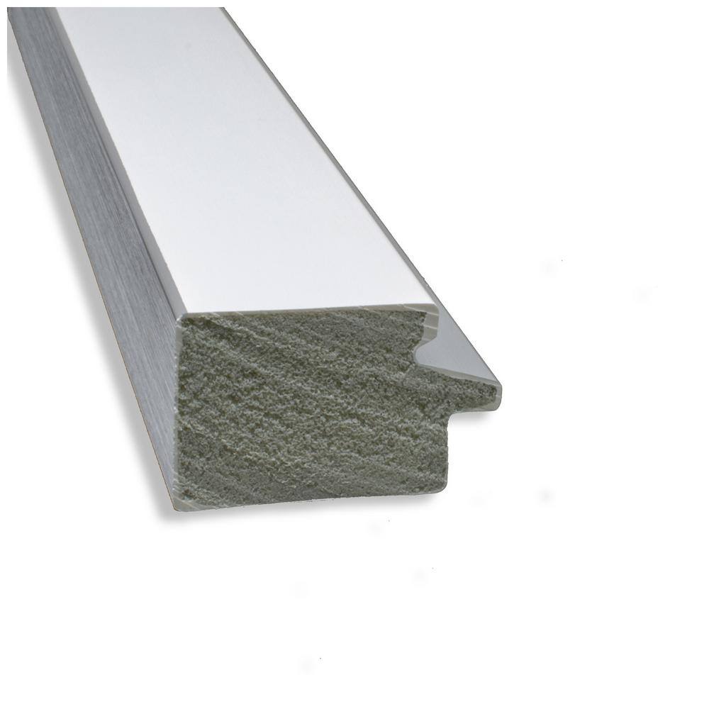 Eva White and Silver Full Length Rectangular Wood Mirror