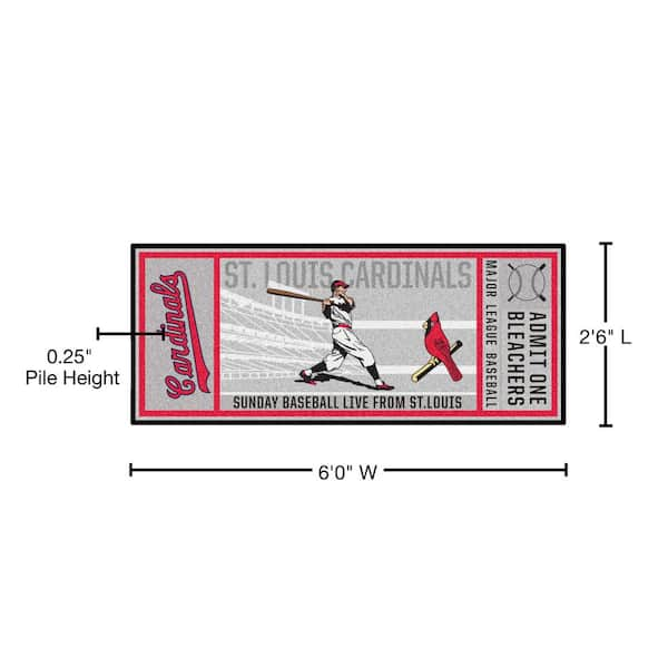 St. Louis Cardinals Starter Mat - Retro Collection