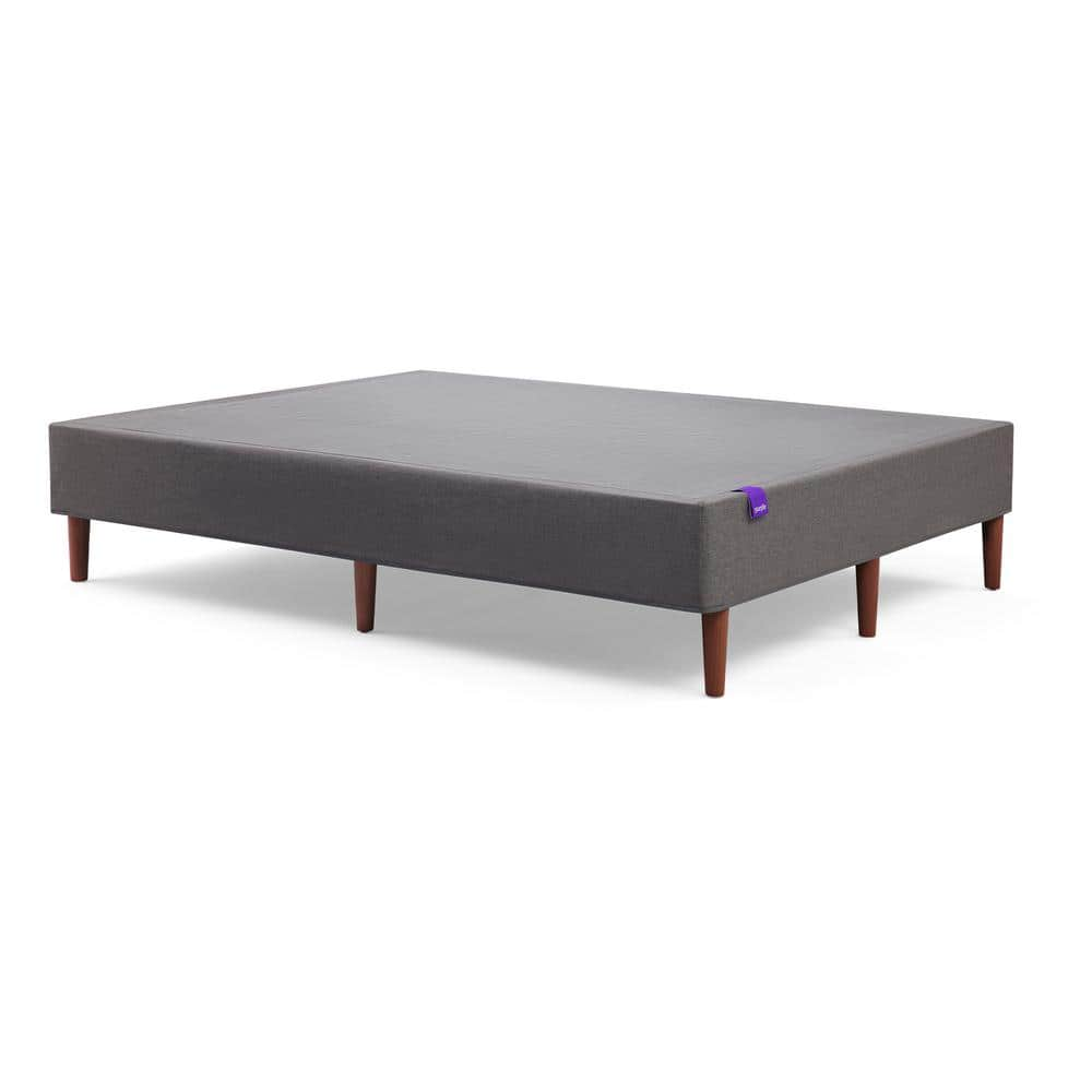 Twin XL Bed Box Spring in Charcoal Grey