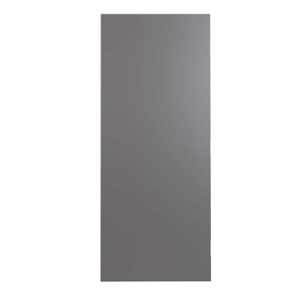 FORTIS DOORS 30 in. x 80 in. Universal/Reversible Gray Primed Steel Commercial Door Slab with 180 Minute Fire Rating