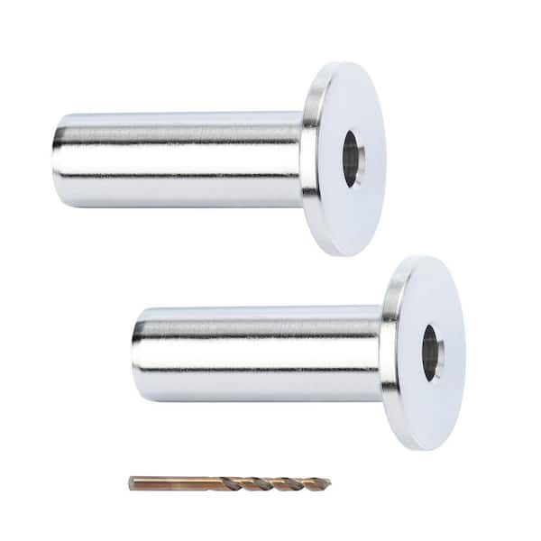 121 Pack T316 Stainless Steel Protector Sleeves for 1/8 in. Wire Cable Railing, Marine Grade DIY Balustrade, Silver