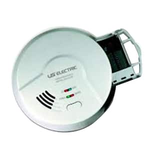 Hardwired, 2-In-1 Carbon Monoxide & Natural Gas Detector, Battery Backup, Pull-Out Drawer, Microprocessor Intelligence