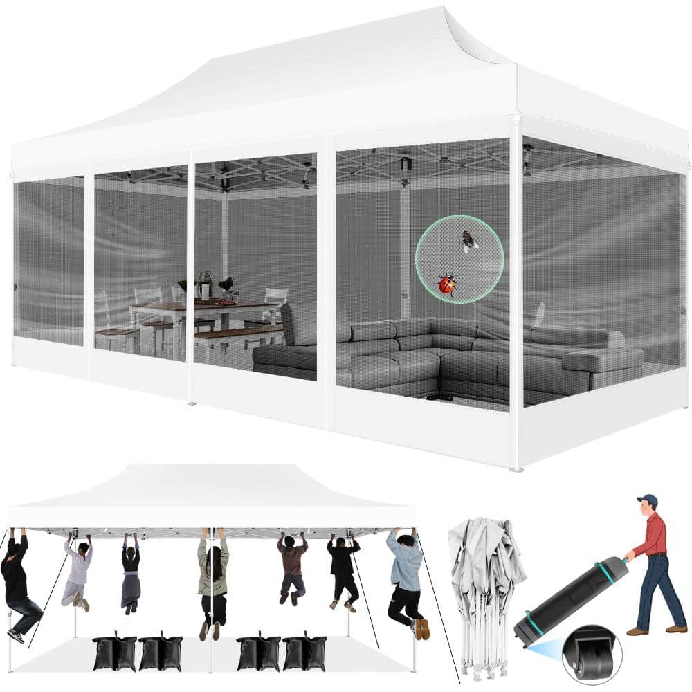 10x20 Canopy Tent, Heavy Duty Pop up Canopy with Sidewalls price history on PriceWatchPro