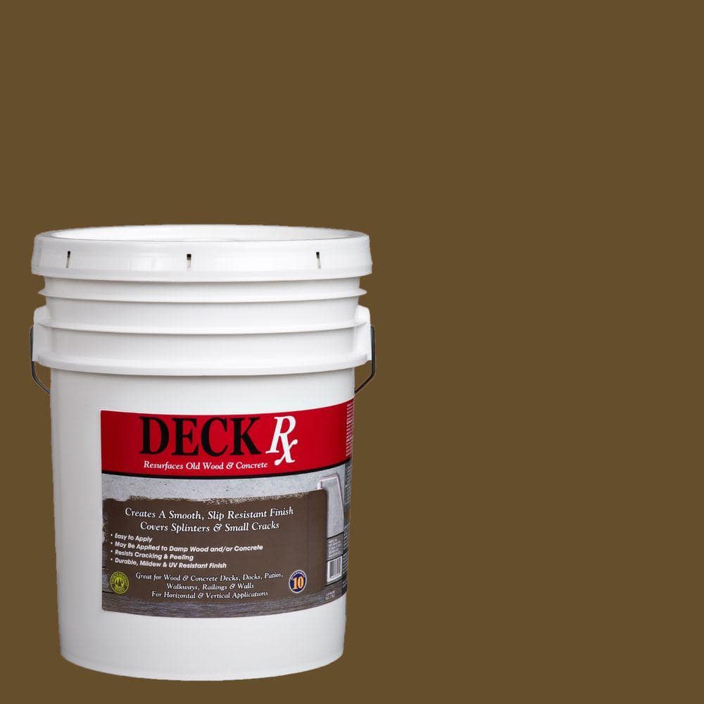 Deck Rx 5 gal. Eucalyptus Wood and Concrete Exterior Resurfacer