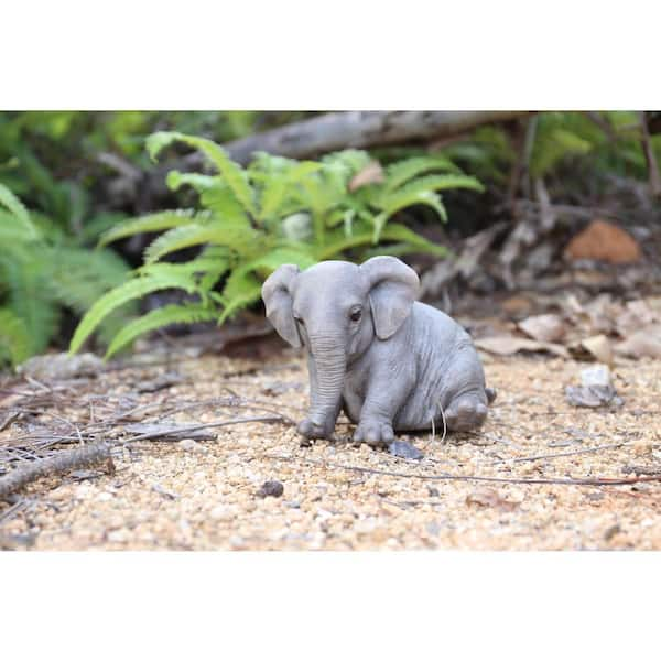 smart solar metal silhouette elephant