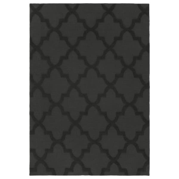 Garland Rug Quatro Cinder Gray 6 ft. x 9 ft. Area Rug