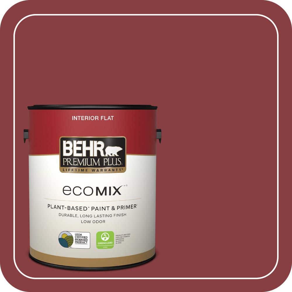BEHR PREMIUM PLUS 1 gal. #S-G-140 Cherry Cobbler Flat EcoMix Plant ...