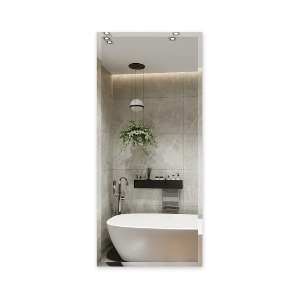 Fab Glass and Mirror Medium Rectangle Hooks Mirror (40 in. H x 18 in. W)