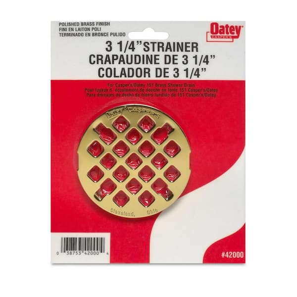 Oatey 3 in. Round Push-In Stainless Steel Shower Drain Cover 427312 - The  Home Depot
