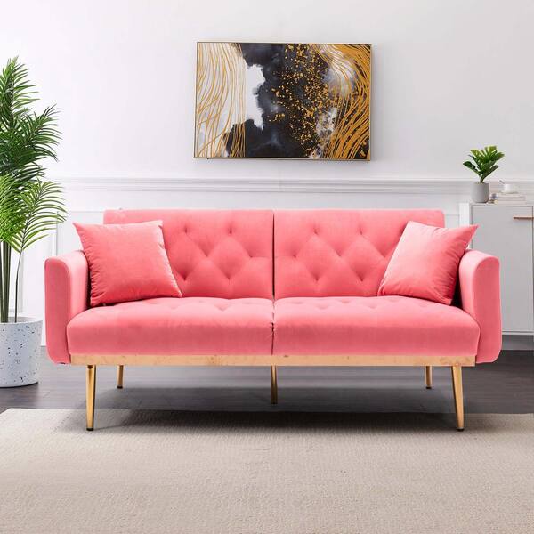 hot pink 2 seater sofa