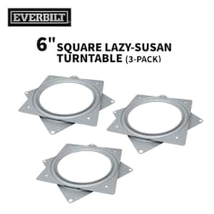 6 in. Square Lazy-Susan Turntable with 400 lb. Load Rating