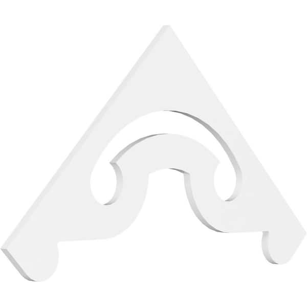 Ekena Millwork Northwest 1 in. D x 24 in. W x 48 in. L Signature Urethane Gable Pediment