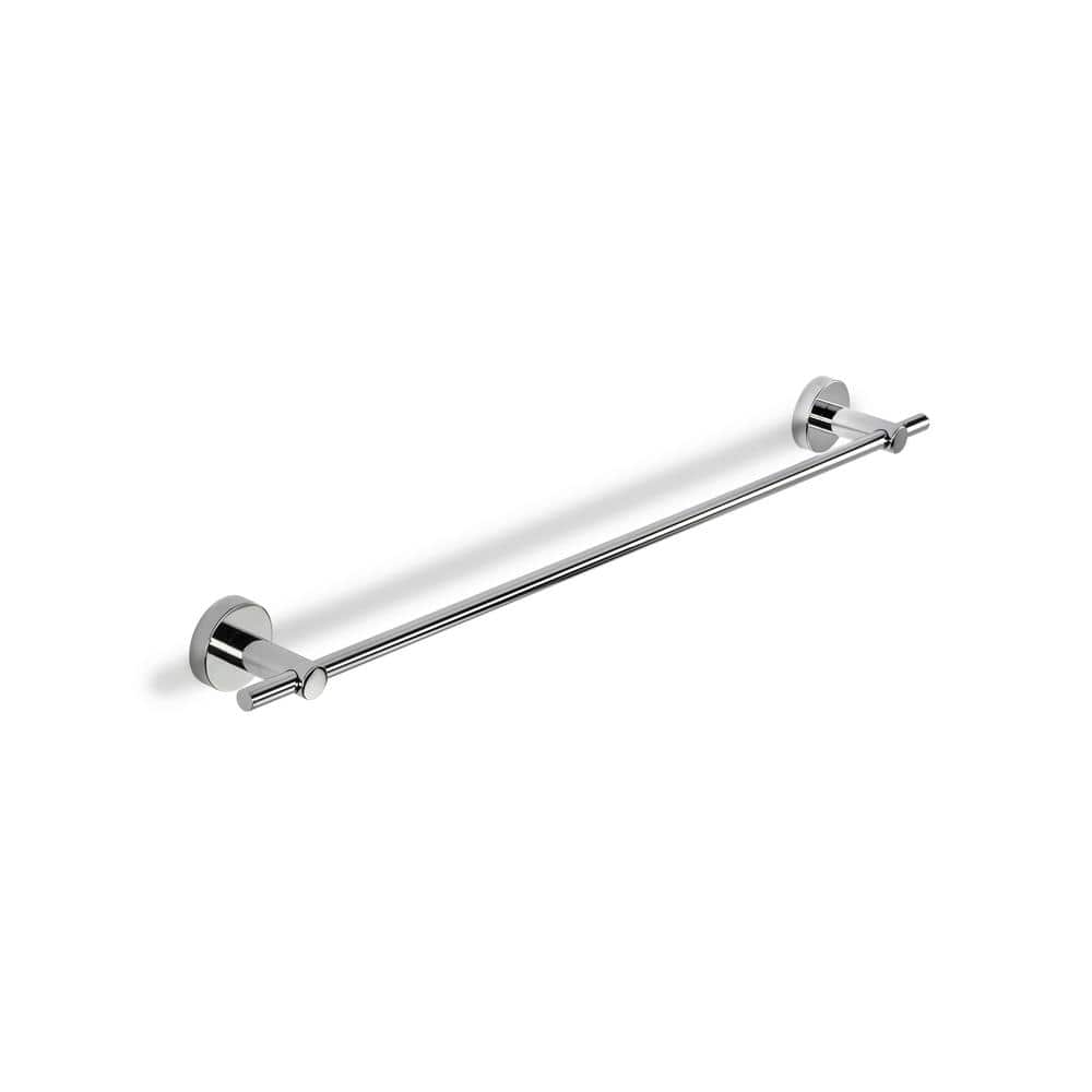 Chrome Wall Mounted 27.8" Towel Bar