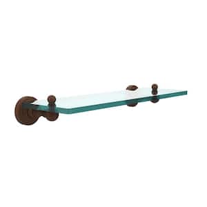 Allied Brass Triple Glass Shelf – 16 Inch Brushed Bronze, Bathroom Or Wall Mounted Shelving, 3-Tier Display - View #6