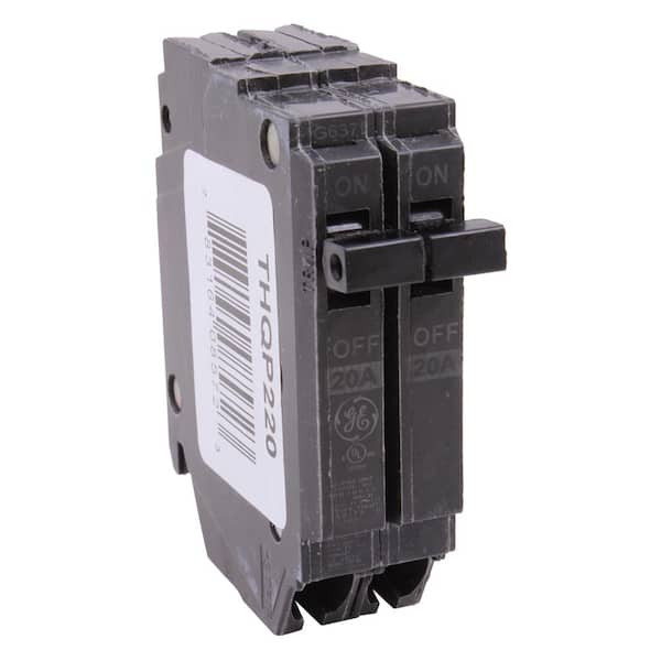GE Q-Line 20 Amp 2 in. Double-Pole Circuit Breaker