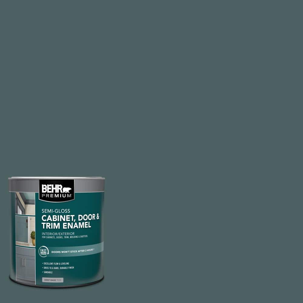 1 qt. #PPU12-20 Underwater color Semi-Gloss Enamel Interior/Exterior Cabinet, Door & Trim Paint price history on PriceWatchPro