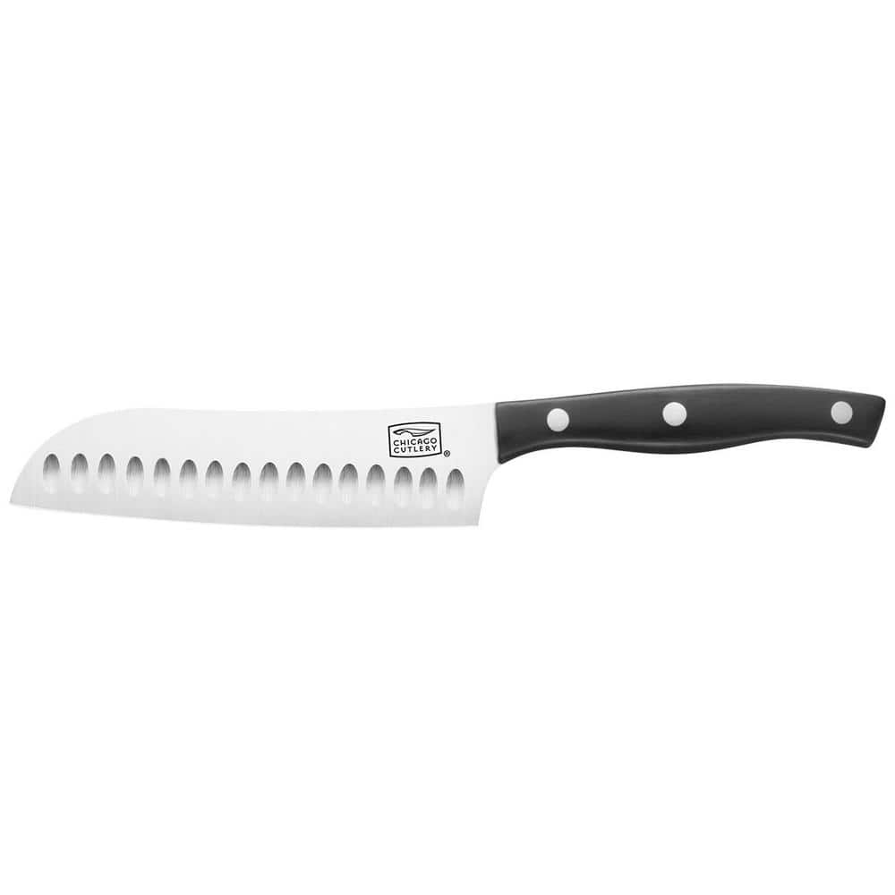 Ellsworth 13-Piece Stainless Steel Knife Set with Natural Wood Block