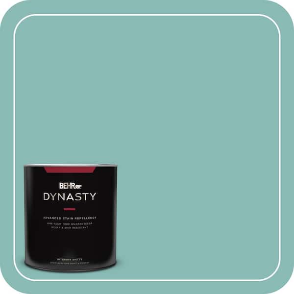 BEHR DYNASTY 1 qt. #T14-1 Ocean Liner Matte Interior Stain-Blocking Paint and Primer