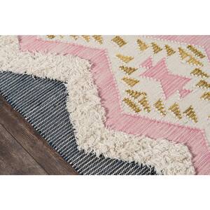 Indio Beverly Pink 2 ft. 3 in. x 7 ft. 10 in. Runner Rug