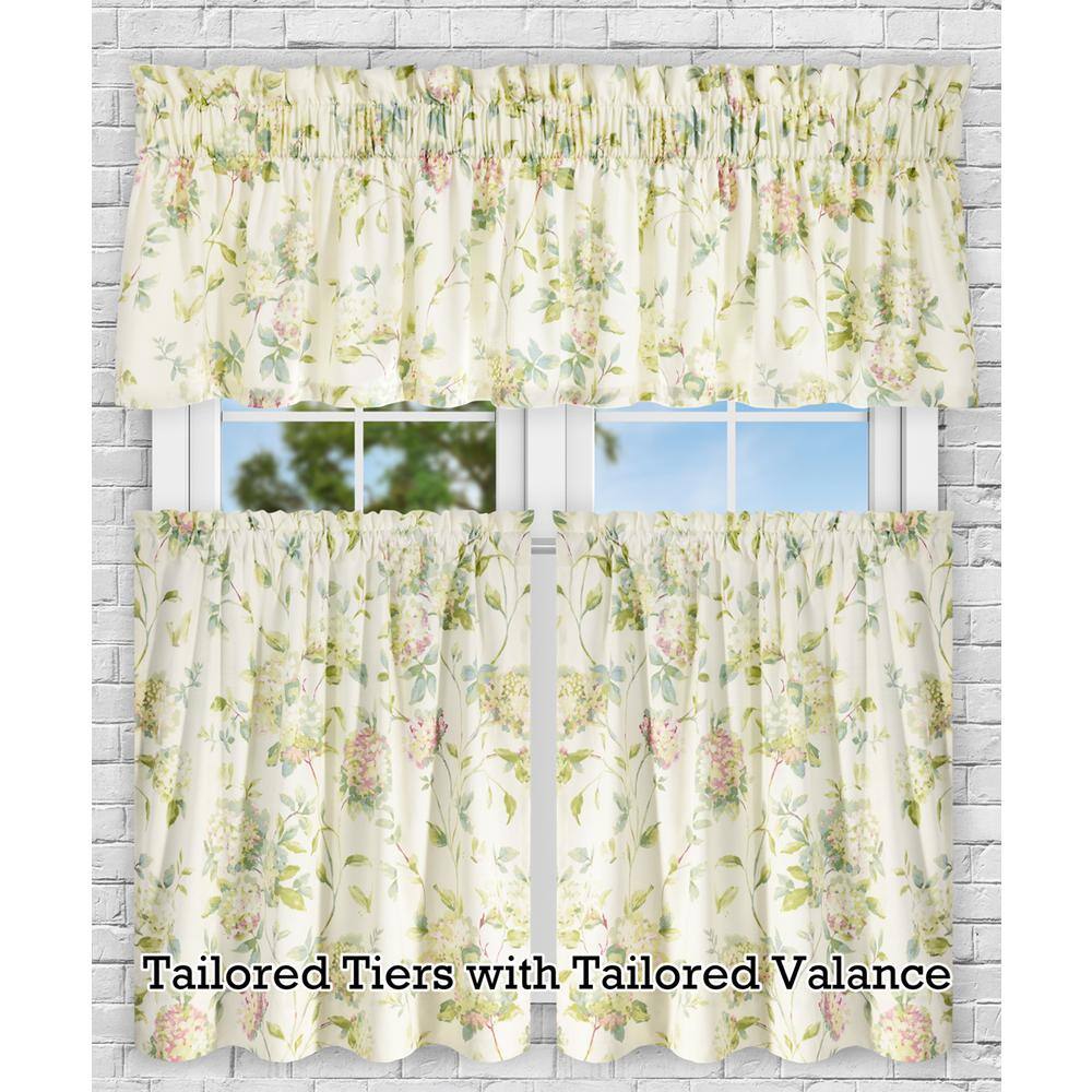 Abigail Multi-Color Floral Cotton-Blend Rod Pocket Valance