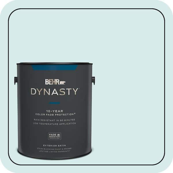 BEHR DYNASTY 1 gal. Home Decorators Collection #HDC-MD-23 Ice Mist Satin Enamel Exterior Stain-Blocking Paint & Primer