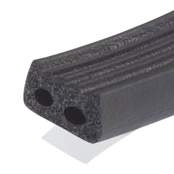 M-D Building Products - 10 ft. Black Large Rubber Auto and Marine Weatherstrip Adhesive for All Climates