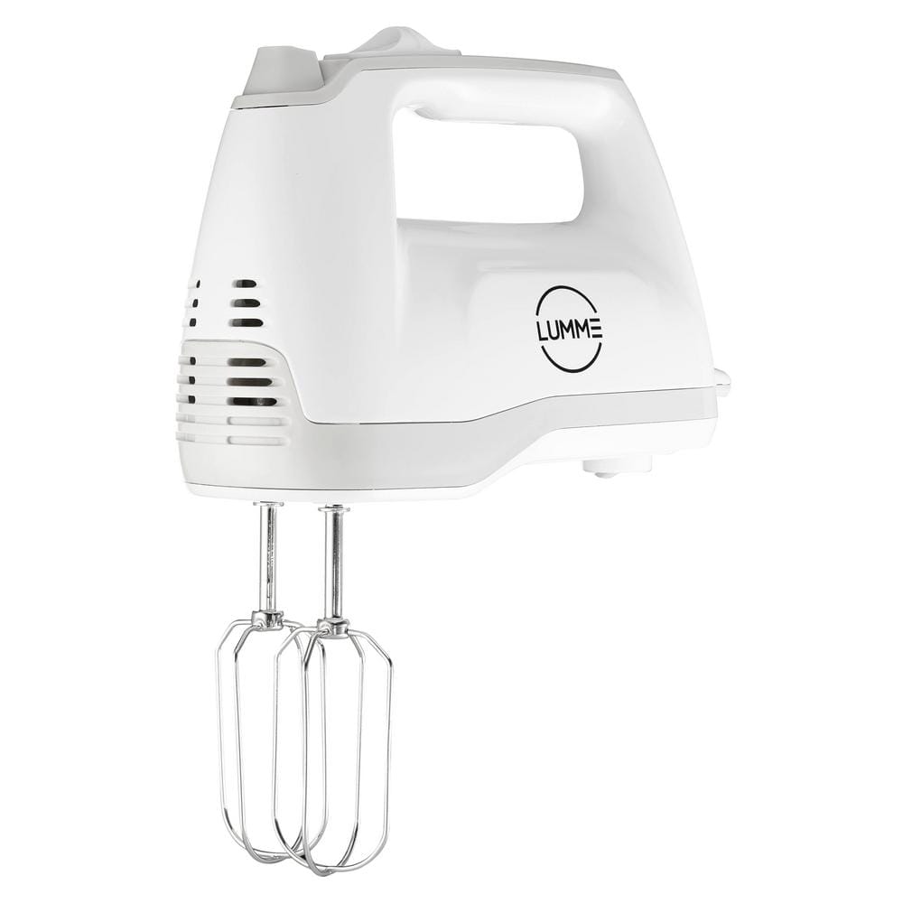 Lumme BL103G Single Speed Grey Hand Mixer with Storage Box BL103G - The ...