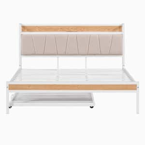 White Queen Platform Bed