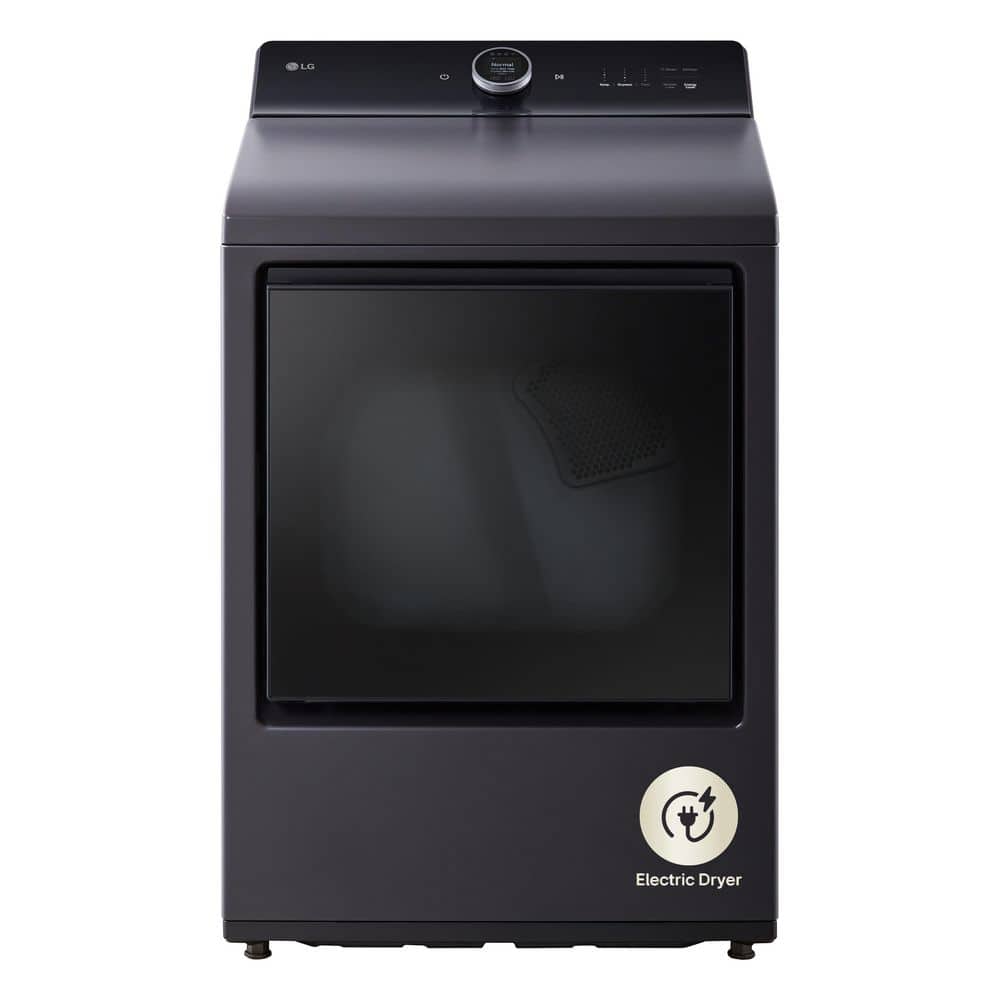 7.3 cu. ft. Vented SMART Electric Dryer in Matte Black with EasyLoad Door, TurboSteam and Sensor Dry Technology
