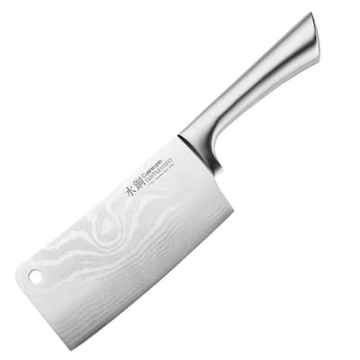 BergHOFF Essentials 6.75 in. Stainless Steel Cleaver 1301086 - The Home  Depot