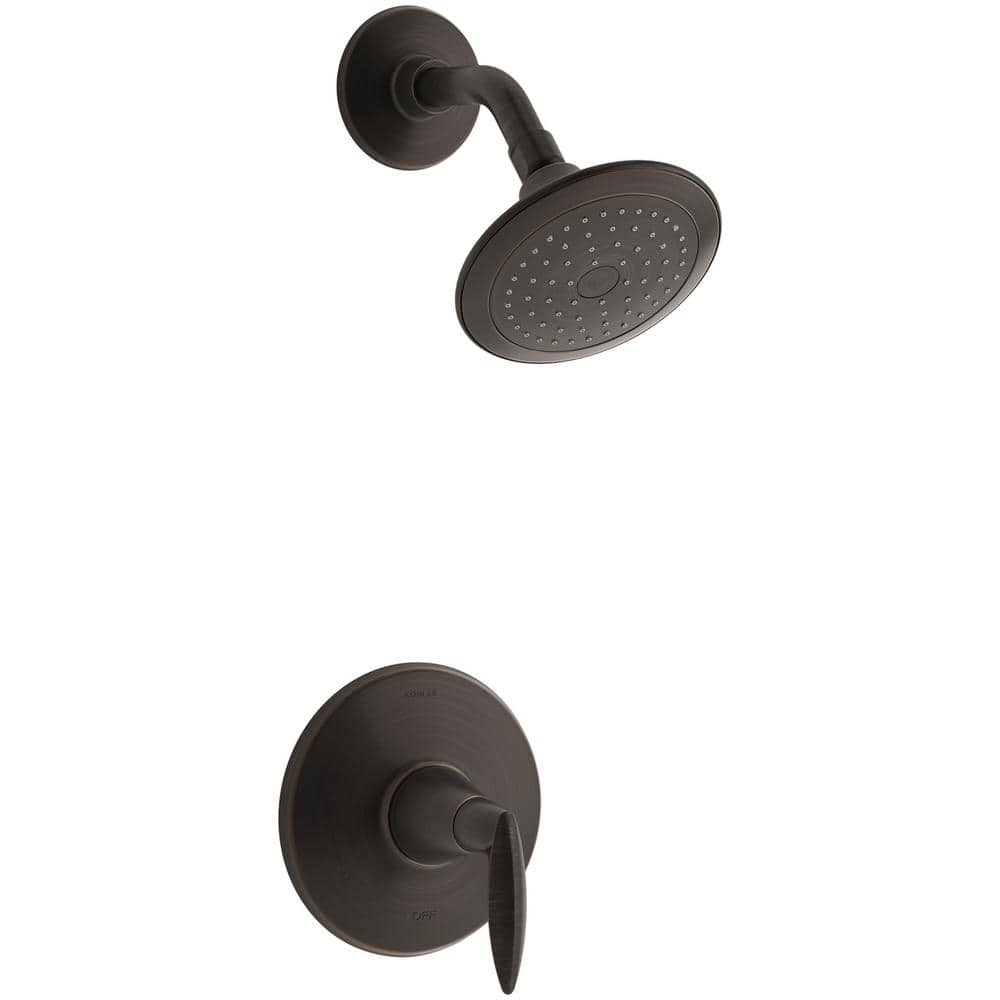 KOHLER Alteo 1-Handle Wall Mount Shower Trim Kit in Oil-Rubbed Bronze ...