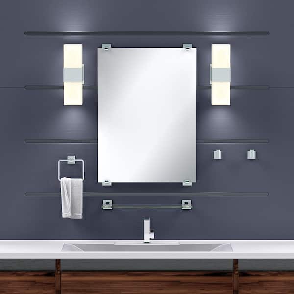 Gatco Bathroom Essentials Chrome Freestanding Spring-loaded Toilet