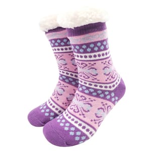 Unisex One Size Fits Most Assorted Sherpa Socks