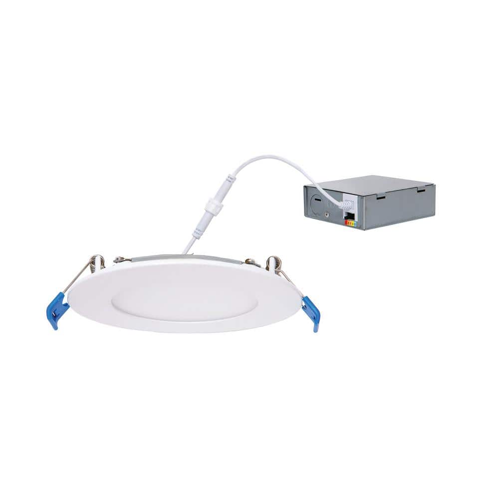 4'' Slim Dimmable LED Recessed Lighting Kit with Adjustable Color Temperature