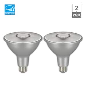 120-Watt Equivalent PAR38 Dimmable Flood LED Light Bulb Daylight (2-Pack)