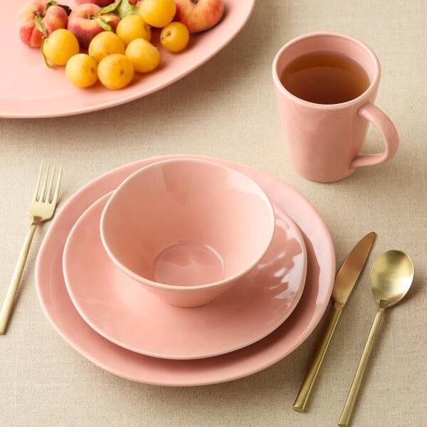 Certified International Desert Rose (Set of 4) Dinner Plate 11 in