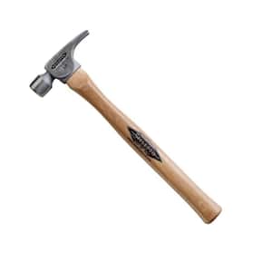 10 oz. Titanium Smooth Face Hammer with 16 in. Straight Hickory Handle