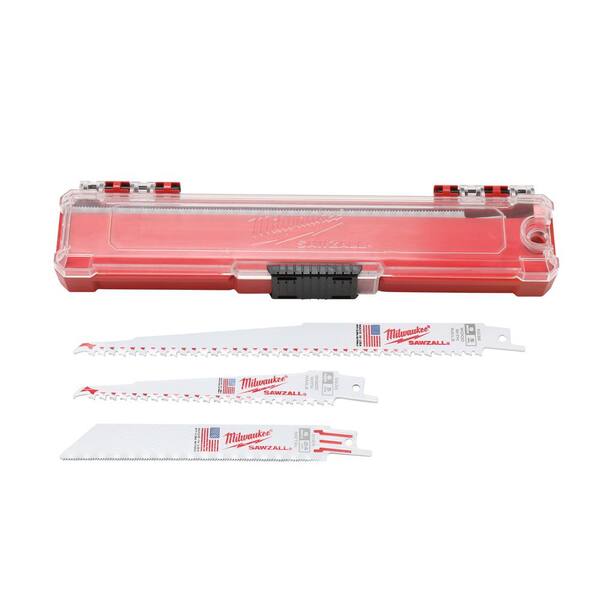 Milwaukee - SAWZALL Wood and Metal Cutting Bi-Metal Reciprocating Saw Blade Set (26-Piece)