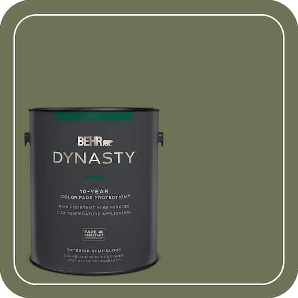 BEHR DYNASTY 1 gal. #MQ6-53 Herb Cornucopia Semi-Gloss Exterior Stain-Blocking Paint & Primer