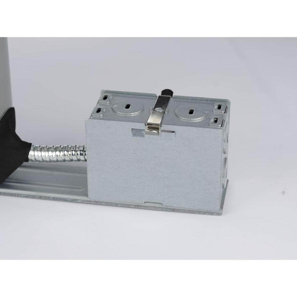 5" Gray Steel LED Recessed Housing with Airtight Seal
