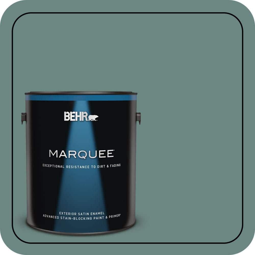 1 gal. #480F-5 Marsh Creek Satin Enamel Exterior Paint & Primer price history on PriceWatchPro