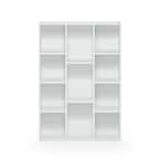 Furinno White 11-Cube Reversible Open Shelf Bookcase 11107WH - The Home ...