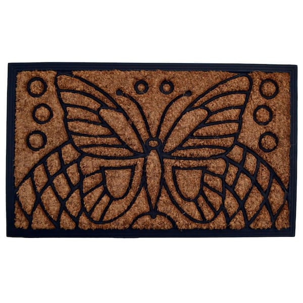 30 in. x 18 in. Coir;Rubber Outdoor Door Mat