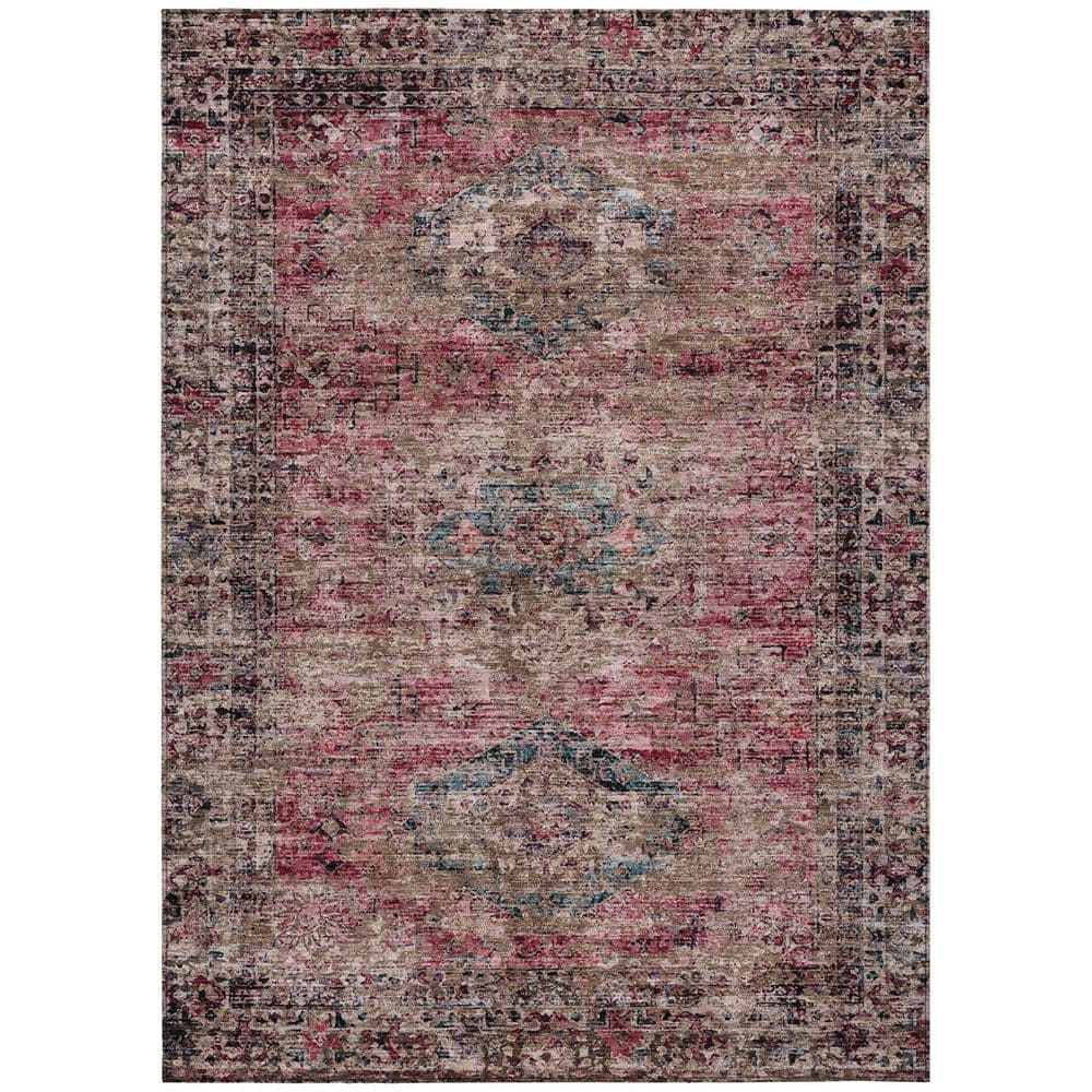 Chantille Machine Washable Indoor/Outdoor Abstract ACN2170 Pink 9 ft. x 12 ft. Area Rug price history on PriceWatchPro