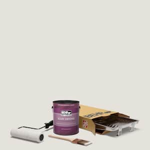 1 gal. #PPU18-08 Painters White Extra Durable Eggshell Enamel Int. Paint & 5-Piece Wooster Set All-in-One Project Kit