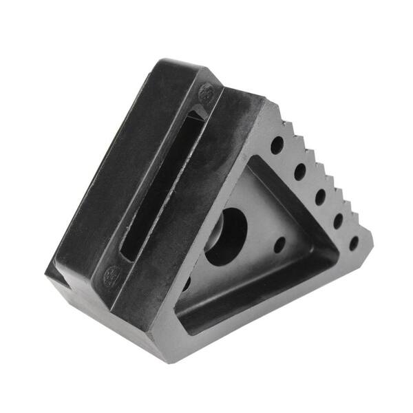 Individual Extreme Max 5001.5772 Heavy-Duty Solid Rubber Wheel Chock with Handle 
