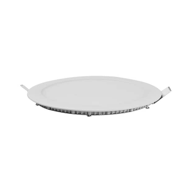 TYCOLIT 11.22 in. x 11.81 in. 1920 Lumens Integrated LED Ultra-Thin Panel Light, 3000K